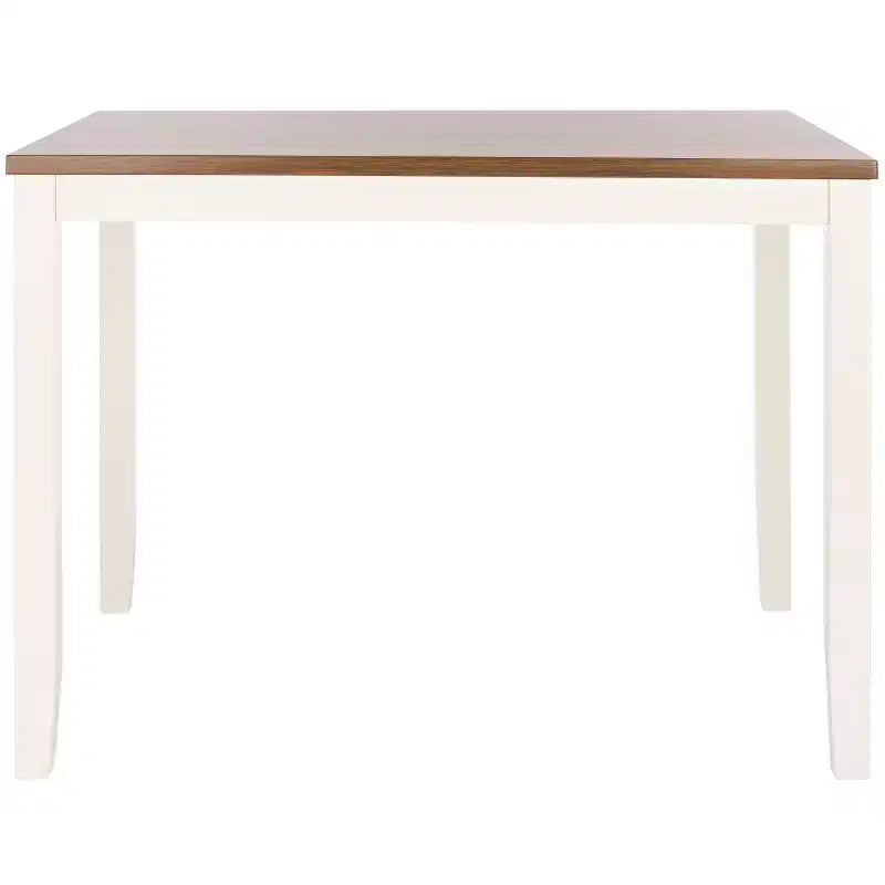 Izzy Rectangle Counter Table - DTB9216 - White/Natural - Safavieh