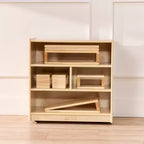 ECR4Kids Mobile Building Block Storage Cabinet, piccolo, Arredamento per la classe