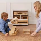 ECR4Kids Mobile Building Block Storage Cabinet, piccolo, Arredamento per la classe