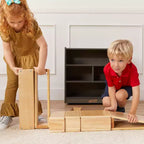 ECR4Kids Mobile Building Block Storage Cabinet, piccolo, Arredamento per la classe