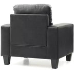 Poltrona da accento con cuscini removibili Passion Furniture Newbury