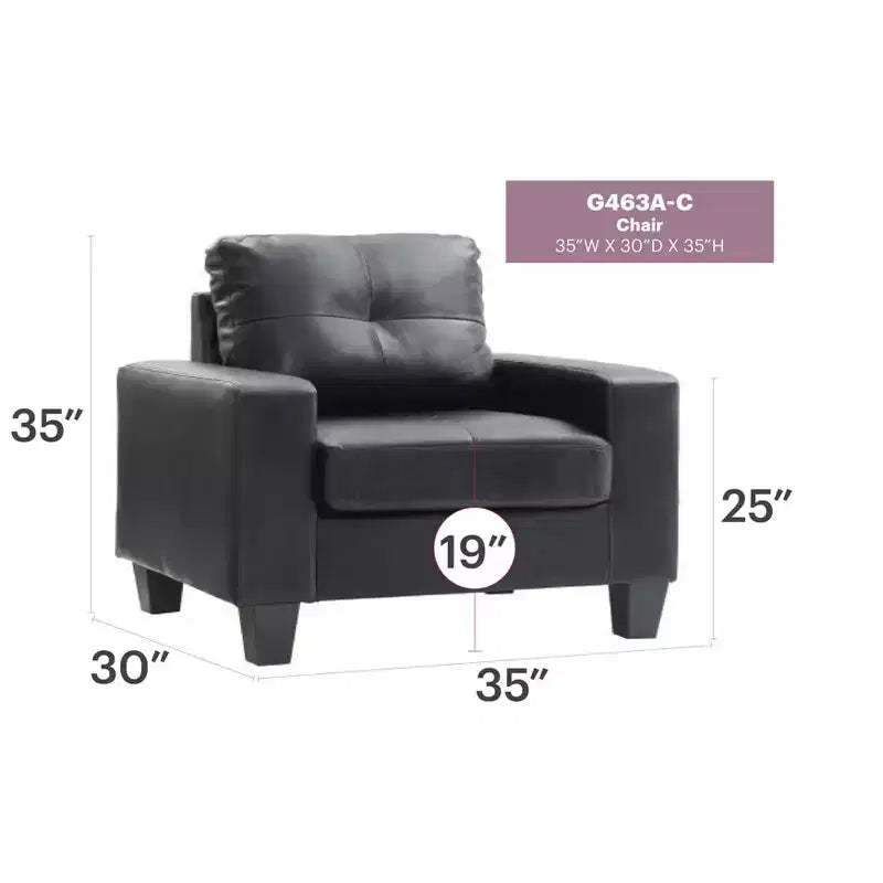 Poltrona da accento con cuscini removibili Passion Furniture Newbury