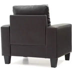 Poltrona da accento con cuscini removibili Passion Furniture Newbury