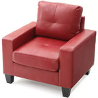 Poltrona da accento con cuscini removibili Passion Furniture Newbury