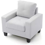 Poltrona da accento con cuscini removibili Passion Furniture Newbury