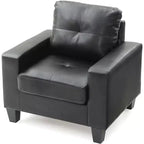 Poltrona da accento con cuscini removibili Passion Furniture Newbury