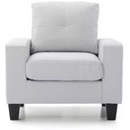 Poltrona da accento con cuscini removibili Passion Furniture Newbury