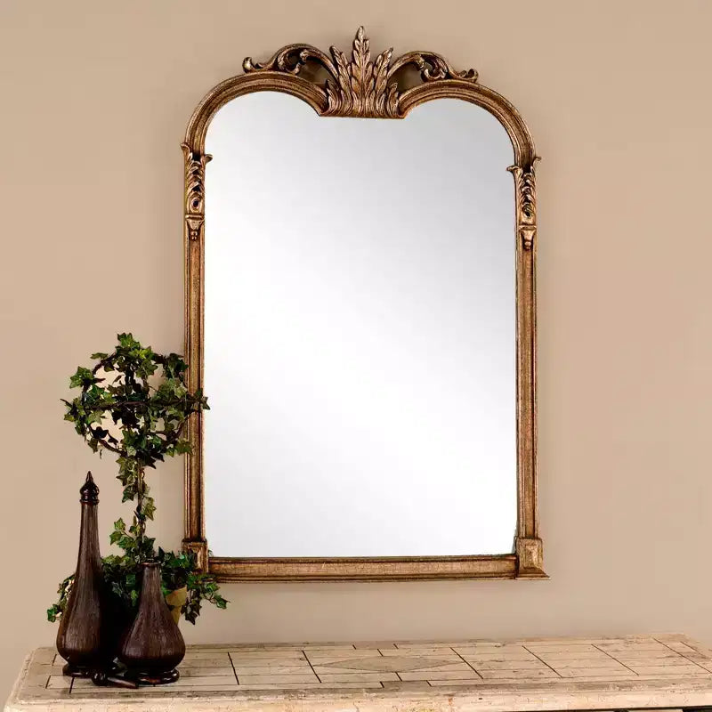 Specchio da parete Uttermost Jacqueline 42 High Silver