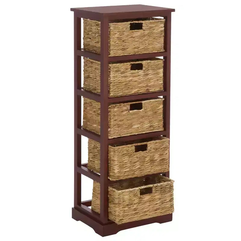 Torre portaoggetti a 5 cestini Vedette - AMH5739 - Safavieh Couture