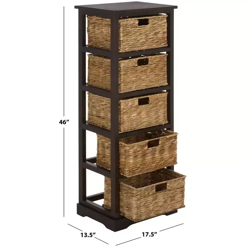 Torre portaoggetti a 5 cestini Vedette - AMH5739 - Safavieh Couture