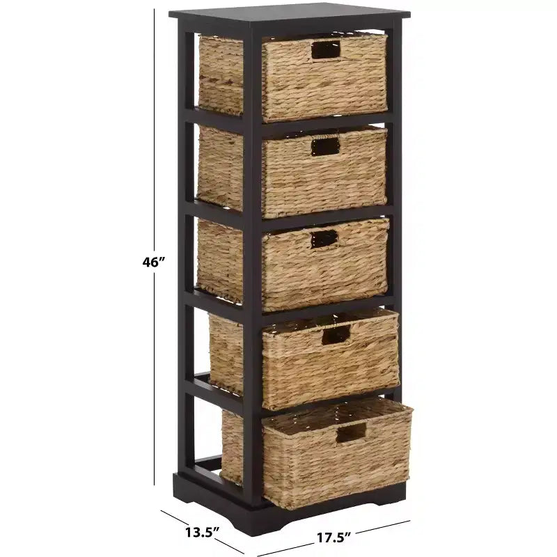 Torre portaoggetti a 5 cestini Vedette - AMH5739 - Safavieh Couture