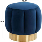 Pouf imbottito Maxine Channel - SFV4707 - Safavieh Couture