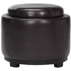 Pouf vassoio rotondo Chelsea - HUD8232 - Safavieh Couture