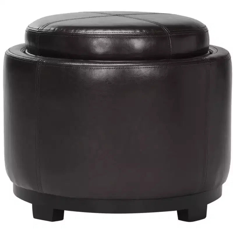 Pouf vassoio rotondo Chelsea - HUD8232 - Safavieh Couture