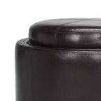 Pouf vassoio rotondo Chelsea - HUD8232 - Safavieh Couture