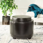 Pouf vassoio rotondo Chelsea - HUD8232 - Safavieh Couture