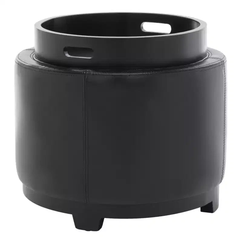 Pouf vassoio rotondo Chelsea - HUD8232 - Safavieh Couture