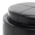 Pouf vassoio rotondo Chelsea - HUD8232 - Safavieh Couture