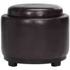 Pouf vassoio rotondo Chelsea - HUD8232 - Safavieh Couture