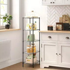 SONGMICS Scaffale a 5 Ripiani, Scaffale da Cucina