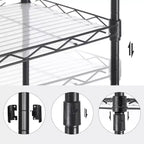SONGMICS Scaffale a 5 Ripiani, Scaffale da Cucina