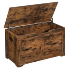 VASAGLE Rustic Style Storage Chest with Safety Hinges - Versatile Storage Solution for Entryway, Bedroom, and Living Room