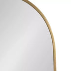 Specchio da Parete ad Arco Kate and Laurel Schuyler con Ganci, 20x31, Naturale