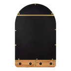 Specchio da Parete ad Arco Kate and Laurel Schuyler con Ganci, 20x31, Naturale