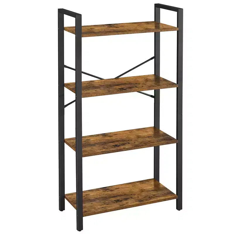 VASAGLE Scaffale, Libreria a 4 Ripiani, Scaffali da Ufficio