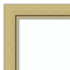 Specchio da parete smussato stretto Amanti Art Landon Gold
