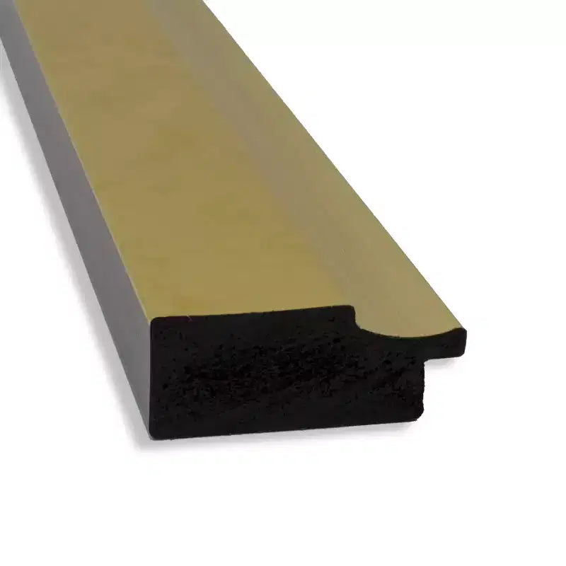 Specchio da parete smussato stretto Amanti Art Landon Gold