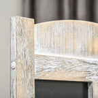 HOMCOM Divisorio Pieghevole in Legno a 4 Pannelli Stile Rustico, Paravento per Privacy Alto 170cm, Naturale