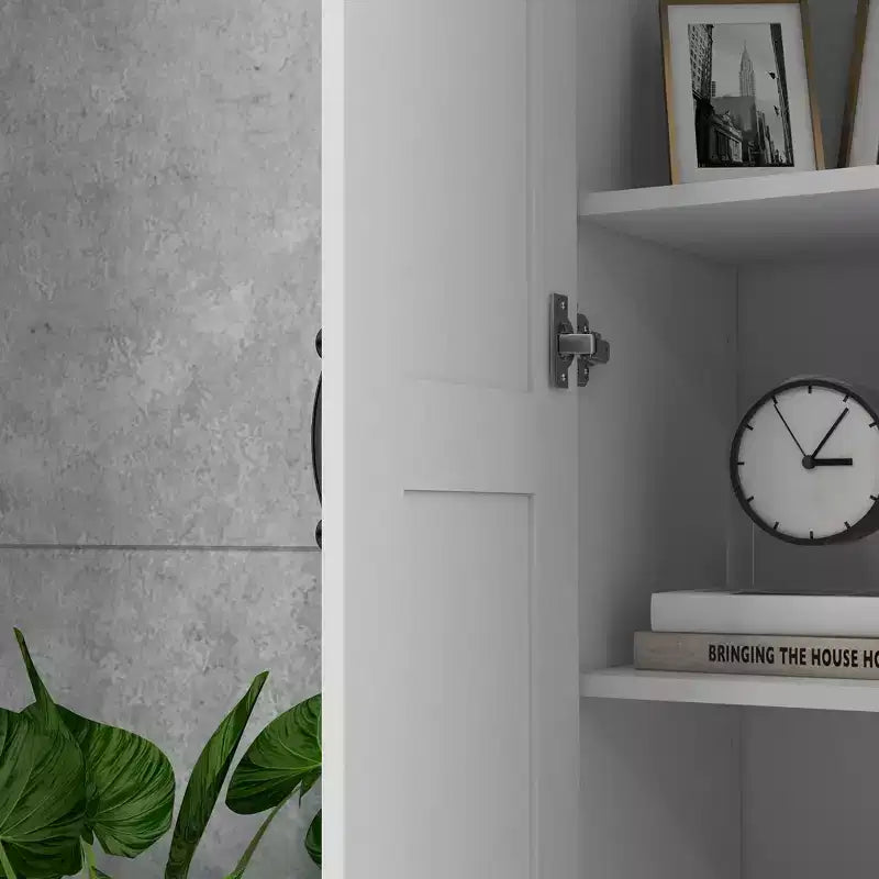 HOMCOM Armadietto da 69" Moderno con Ripiani Regolabili per Camera da Letto, Soggiorno o Ingresso