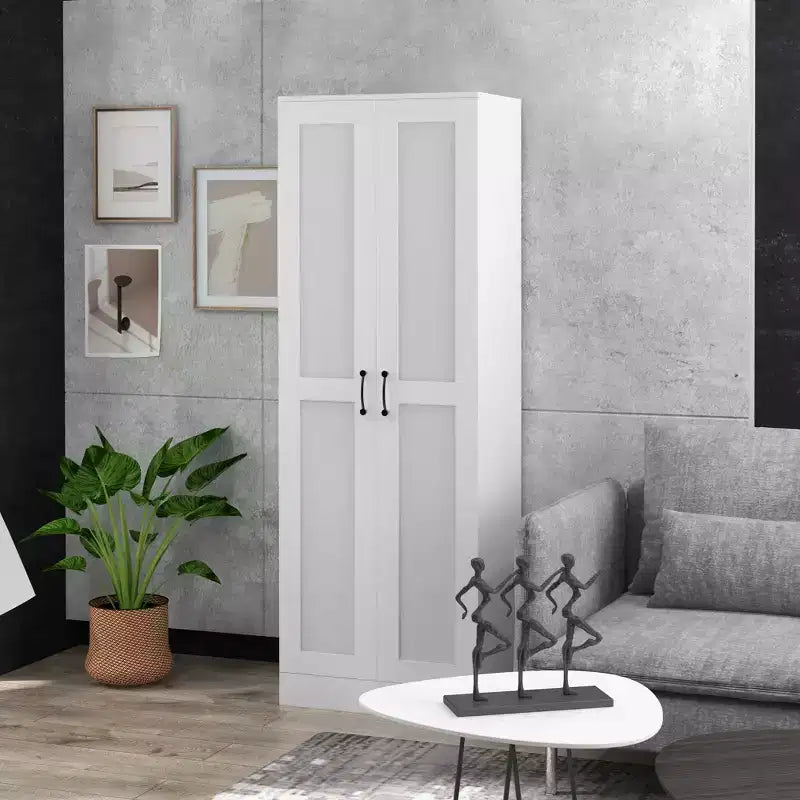HOMCOM Armadietto da 69" Moderno con Ripiani Regolabili per Camera da Letto, Soggiorno o Ingresso