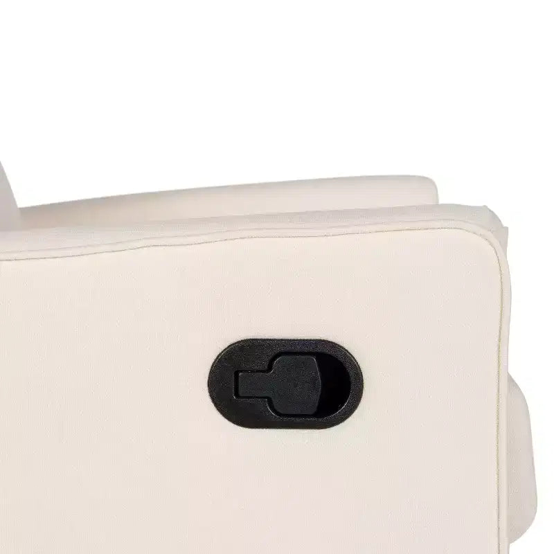 Poltrona reclinabile Flash Furniture Cash con base girevole, manuale girevole a 360 gradi, perfetta per soggiorno, camera da letto o cameretta dei bambini