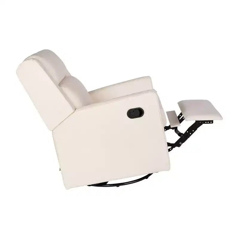 Poltrona reclinabile Flash Furniture Cash con base girevole, manuale girevole a 360 gradi, perfetta per soggiorno, camera da letto o cameretta dei bambini