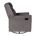 Poltrona reclinabile Flash Furniture Cash con base girevole, manuale girevole a 360 gradi, perfetta per soggiorno, camera da letto o cameretta dei bambini