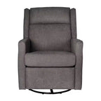 Poltrona reclinabile Flash Furniture Cash con base girevole, manuale girevole a 360 gradi, perfetta per soggiorno, camera da letto o cameretta dei bambini