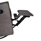 Poltrona reclinabile Flash Furniture Cash con base girevole, manuale girevole a 360 gradi, perfetta per soggiorno, camera da letto o cameretta dei bambini