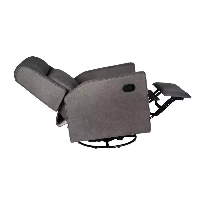 Poltrona reclinabile Flash Furniture Cash con base girevole, manuale girevole a 360 gradi, perfetta per soggiorno, camera da letto o cameretta dei bambini