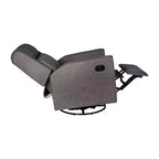Poltrona reclinabile Flash Furniture Cash con base girevole, manuale girevole a 360 gradi, perfetta per soggiorno, camera da letto o cameretta dei bambini