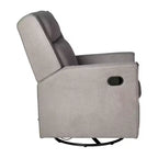 Poltrona reclinabile Flash Furniture Cash con base girevole, manuale girevole a 360 gradi, perfetta per soggiorno, camera da letto o cameretta dei bambini