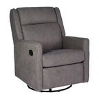 Poltrona reclinabile Flash Furniture Cash con base girevole, manuale girevole a 360 gradi, perfetta per soggiorno, camera da letto o cameretta dei bambini