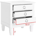 Comodino a 3 cassetti Kira - FOX6276 - Safavieh Couture