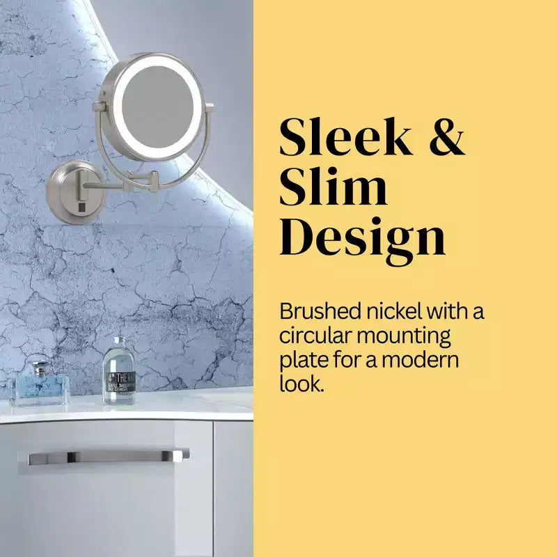 Specchio da parete illuminato a LED Aptations Kimball & Young Neo Modern