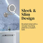 Specchio da parete illuminato a LED Aptations Kimball & Young Neo Modern