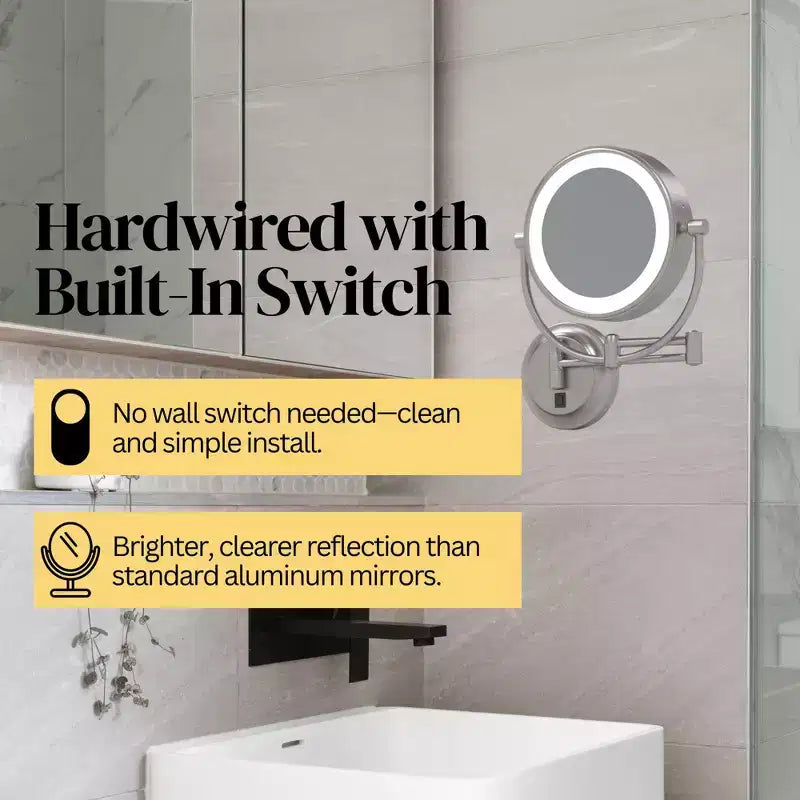 Specchio da parete illuminato a LED Aptations Kimball & Young Neo Modern