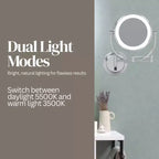 Specchio da parete illuminato a LED Aptations Kimball & Young Neo Modern