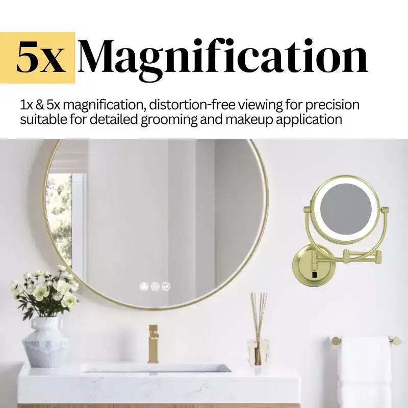 Specchio da parete illuminato a LED Aptations Kimball & Young Neo Modern