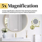 Specchio da parete illuminato a LED Aptations Kimball & Young Neo Modern